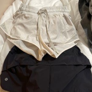 2 Lululemon running/yoga shorts